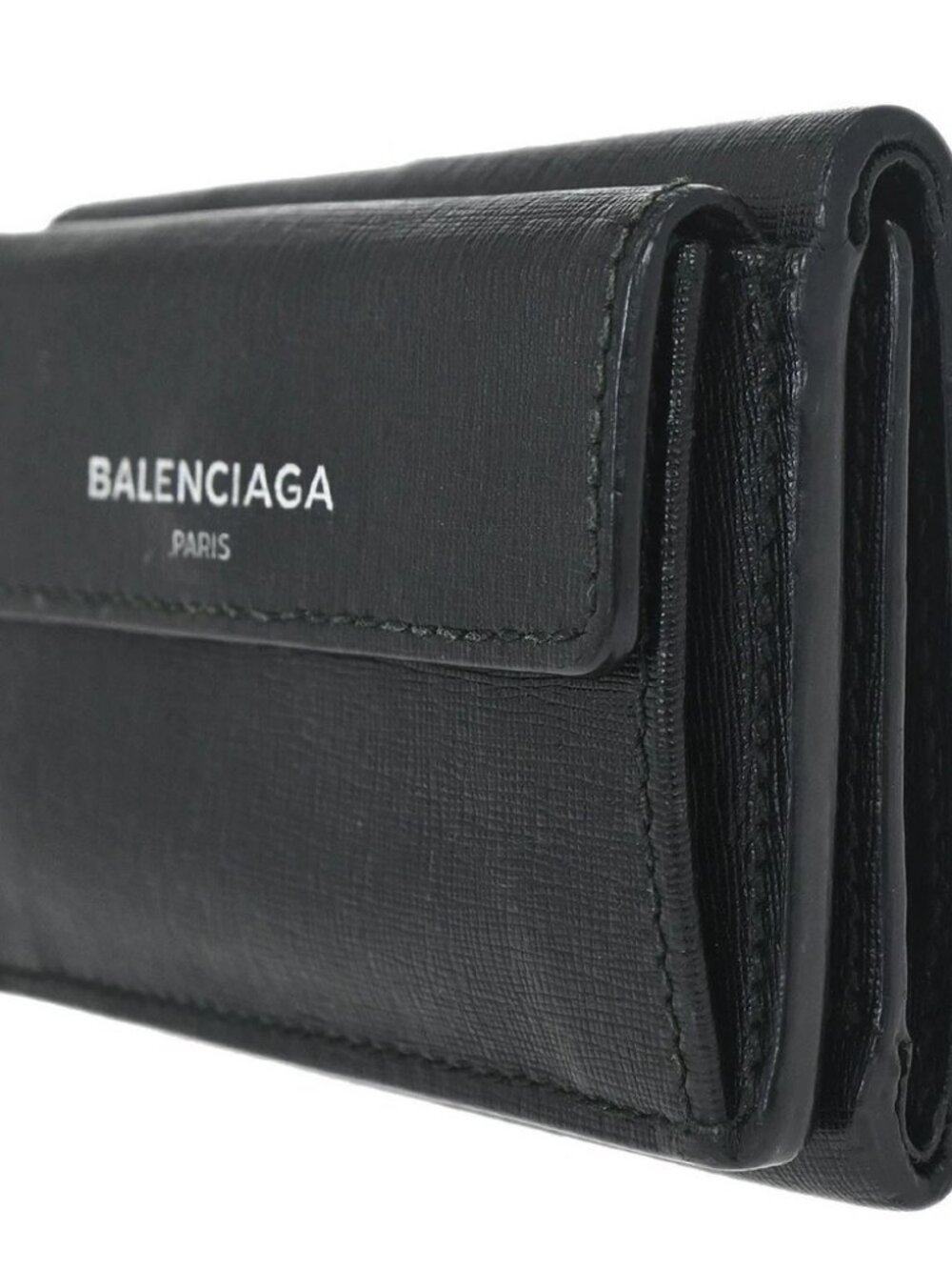 Balenciaga Black Leather Walle - Picture 3 of 15